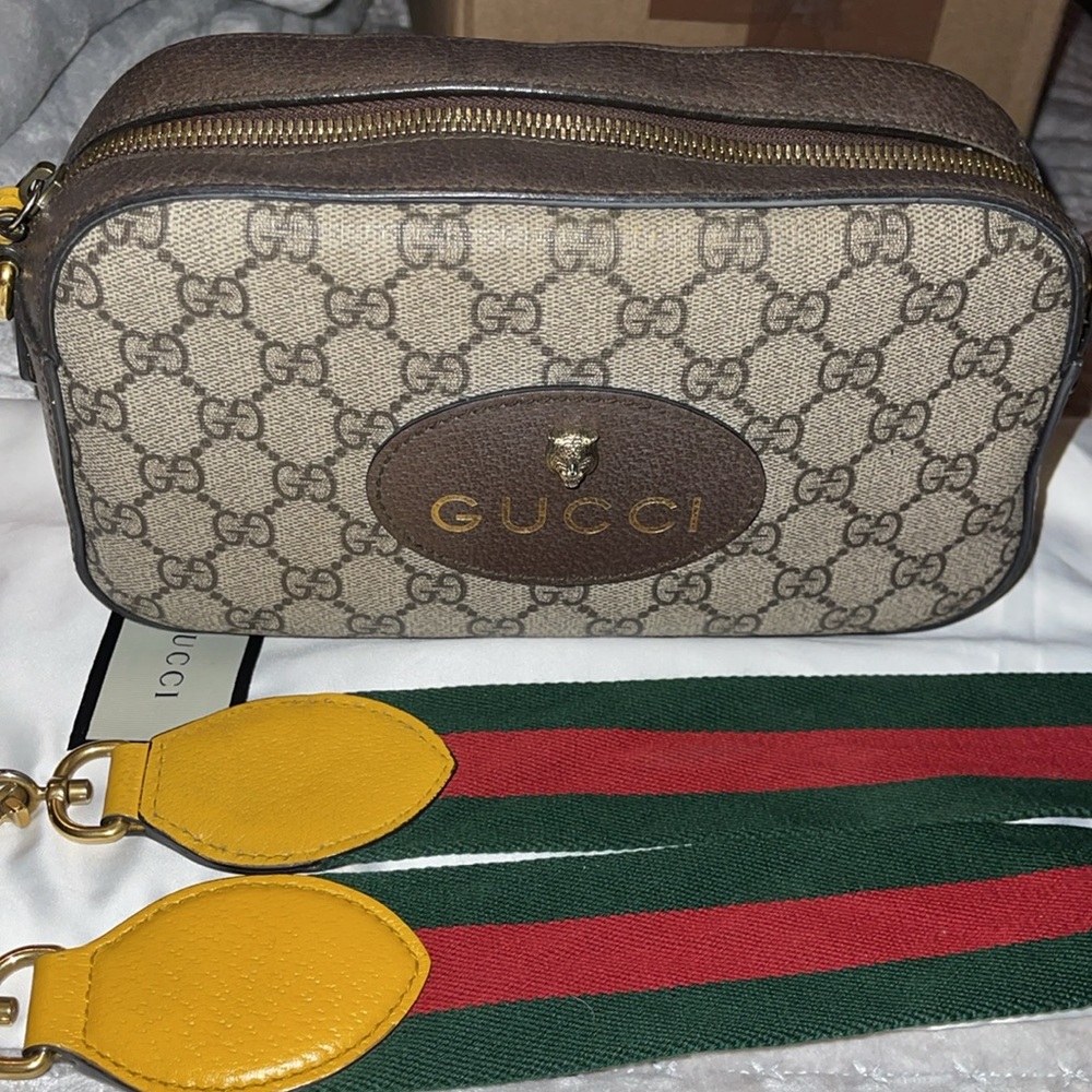 ❤️SOLD❤️Gucci neo vintage camera bag preloved great condition comes with strap - Picture 4 of 13